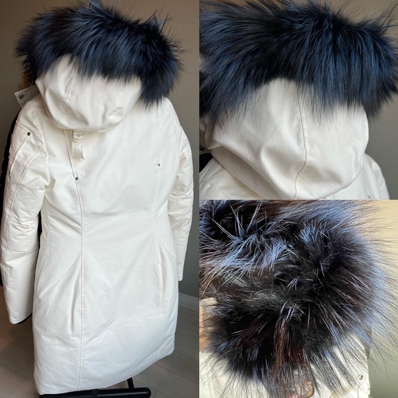 Authentic Moose Knuckles limited edition Down long parka hoody with real Fur - Picture 9 of 17